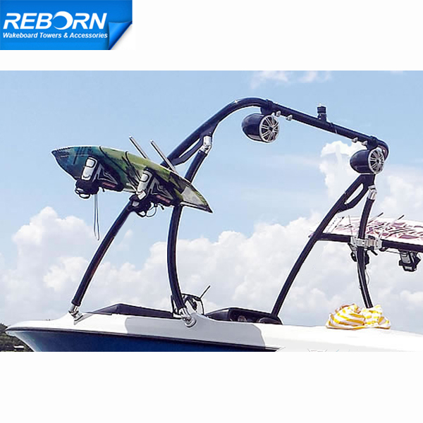 Reborn Elevate Wakeboard Tower Plus Pro Quick Relase Wakeboard Rack