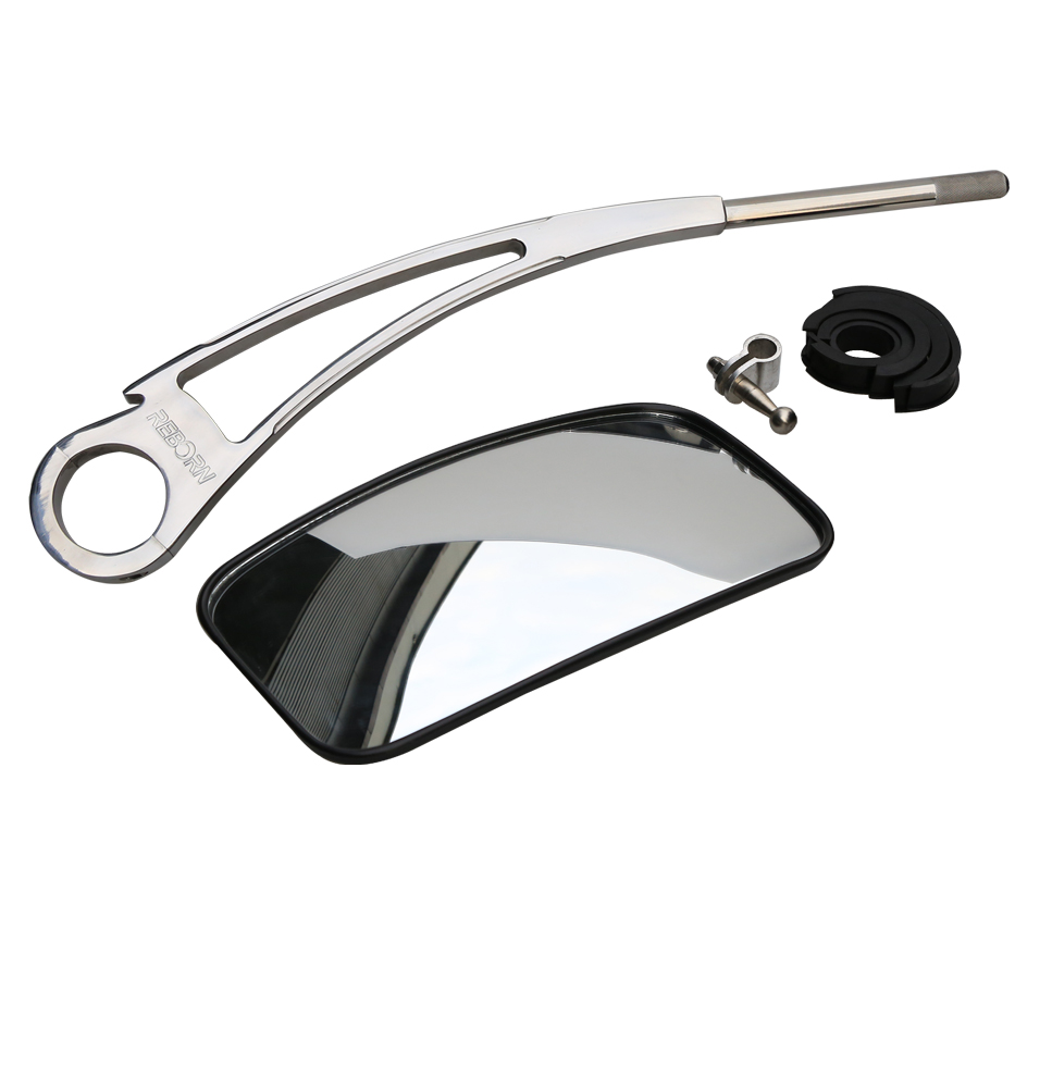 Reborn angle-free adjustable mirror arm polished