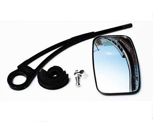 Reborn angle-free adjustable mirror arm glossy black