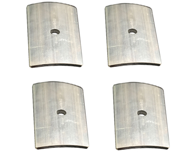 Curved reinforcing plate 3in x 6in (4pcs)