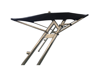 Reborn Pro3 Foldable Tower Bimini Black Canopy- 1900V