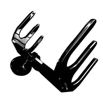 Reborn Pro+ Quick Release Ski Rack Glossy Black